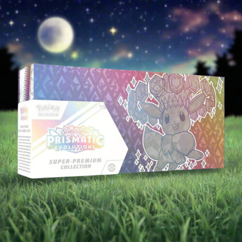 PRISMATIC EVOLUTIONS SUPER PREMIUM COLLECTION CASE OF 4